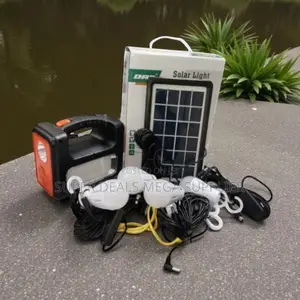 Dat at-9011b Solar Lighting System With Usb Phone Charging Ports