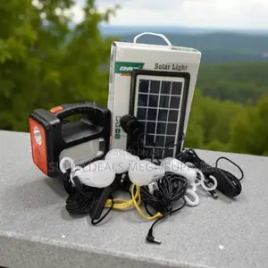 Dat at-9011b Solar Panel Lighting System With Usb Charging and Torch