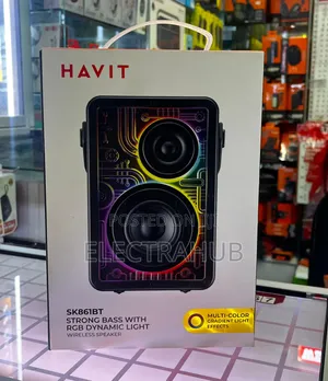 Havit Sk861bt With Strong Bass RGB Speaker Brand New Sealed