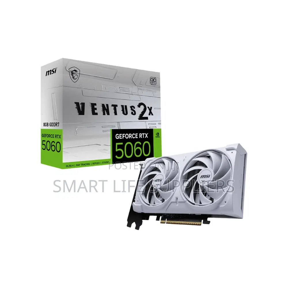 Msi Geforce RTX 5060 Ventus 2x Black 8g Oc Graphics Card White