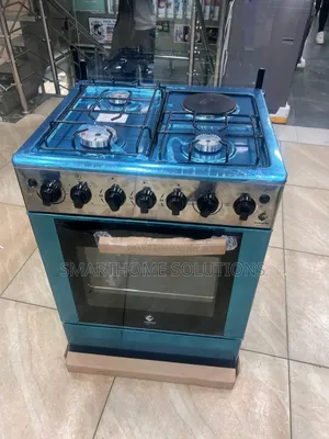 60*65 Euroken  3+1 Standing Cooker With Electric Double Heater