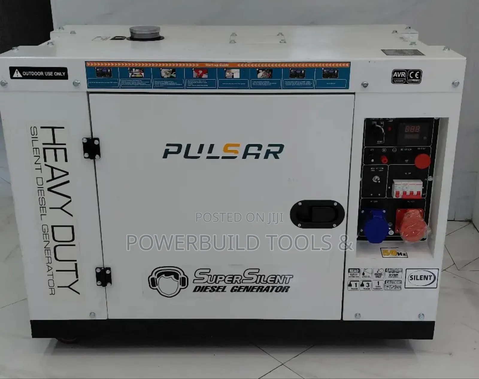 Pulsar 25kva Double Piston Three Phase Diesel Generator Dg25000se-3