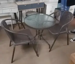 Executive 2 Seater Outdoor/Balcony Set Fully Metallic