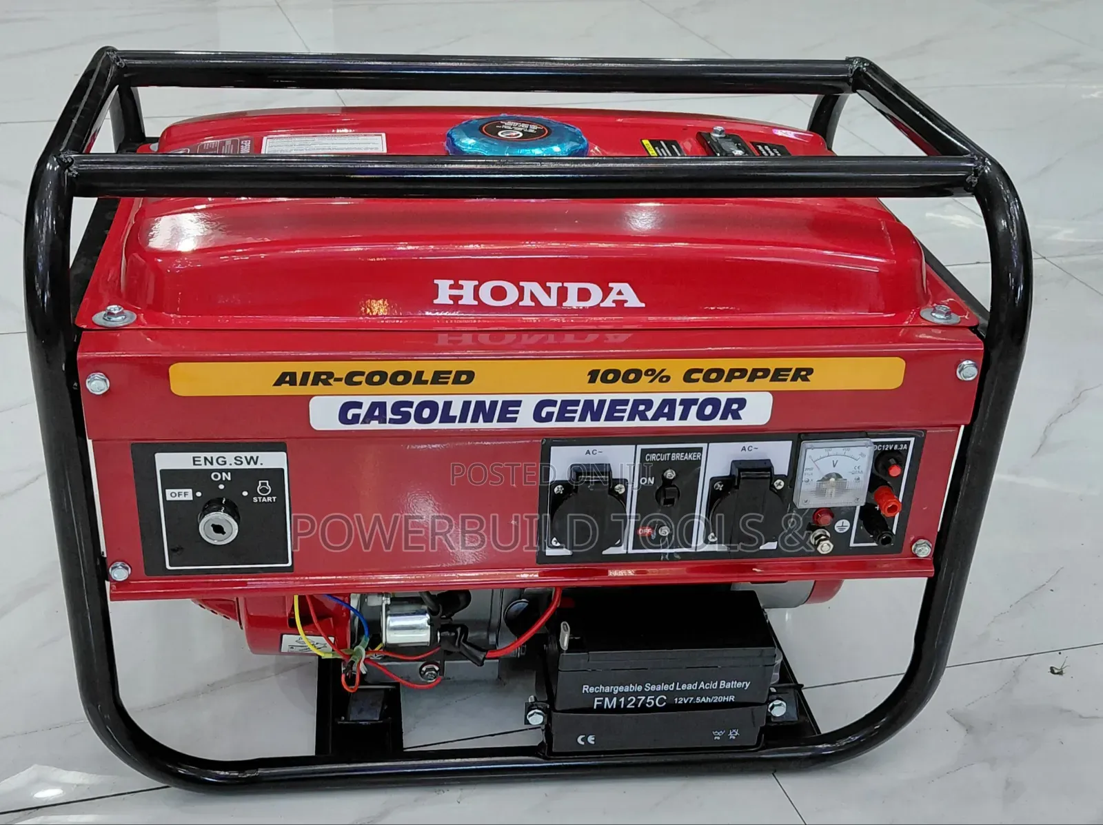 Honda 5.5kva Aircooled Gasoline With Keystart