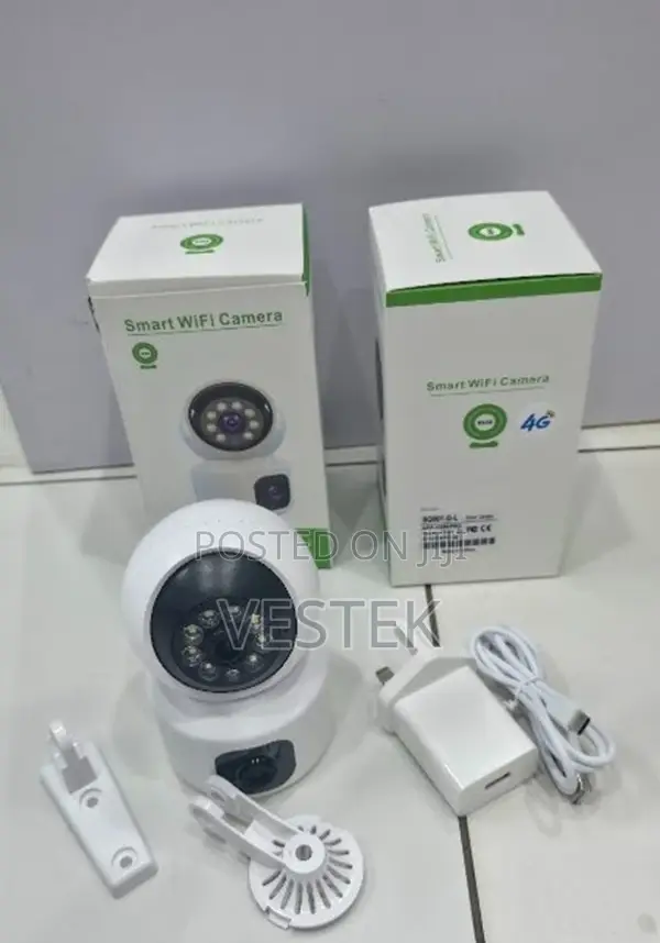 4g V380pro PTZ Camera Dual Lens Auto Tracking Security Wireless Indoor