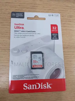 Sandisk Ultra 32gb SDHC Uhs-I 120 Mb/S