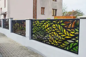 Modern Low Laser-Cut Garden/Compound Fence