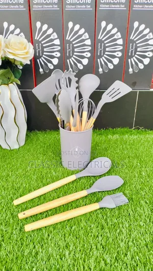 Kitchen Silicone Spoons Set