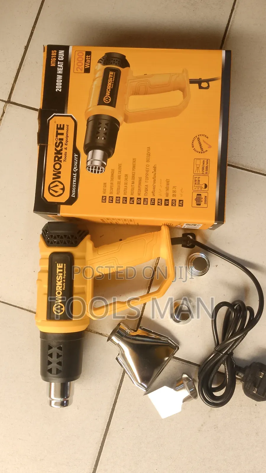 Worksite Htg185 2000w Heat Gun.