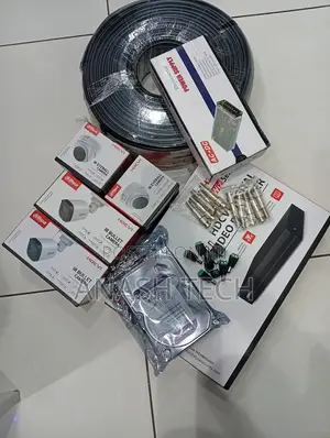 Advanced Super 4 Channel Dahua CCTV Camera Package With Night Vision