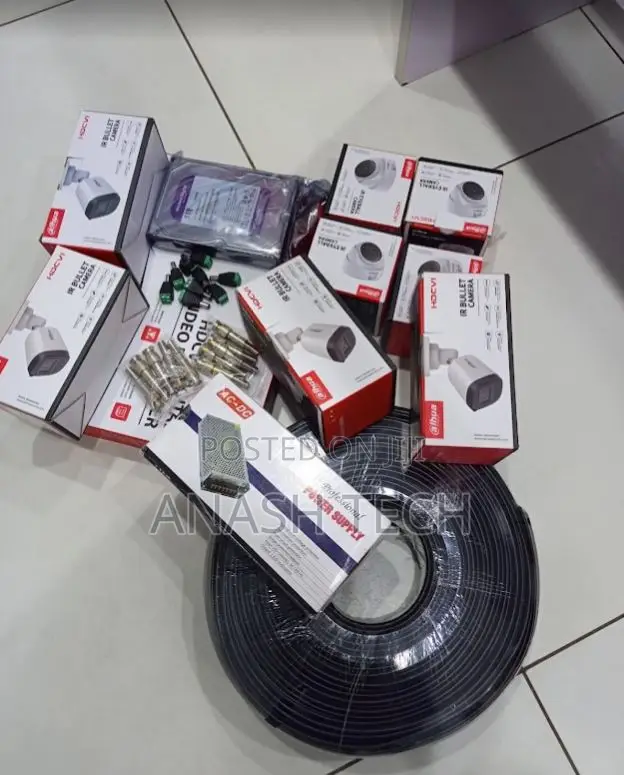 Eight Channels Dahua CCTV Package With 8 Channels DVR Set
