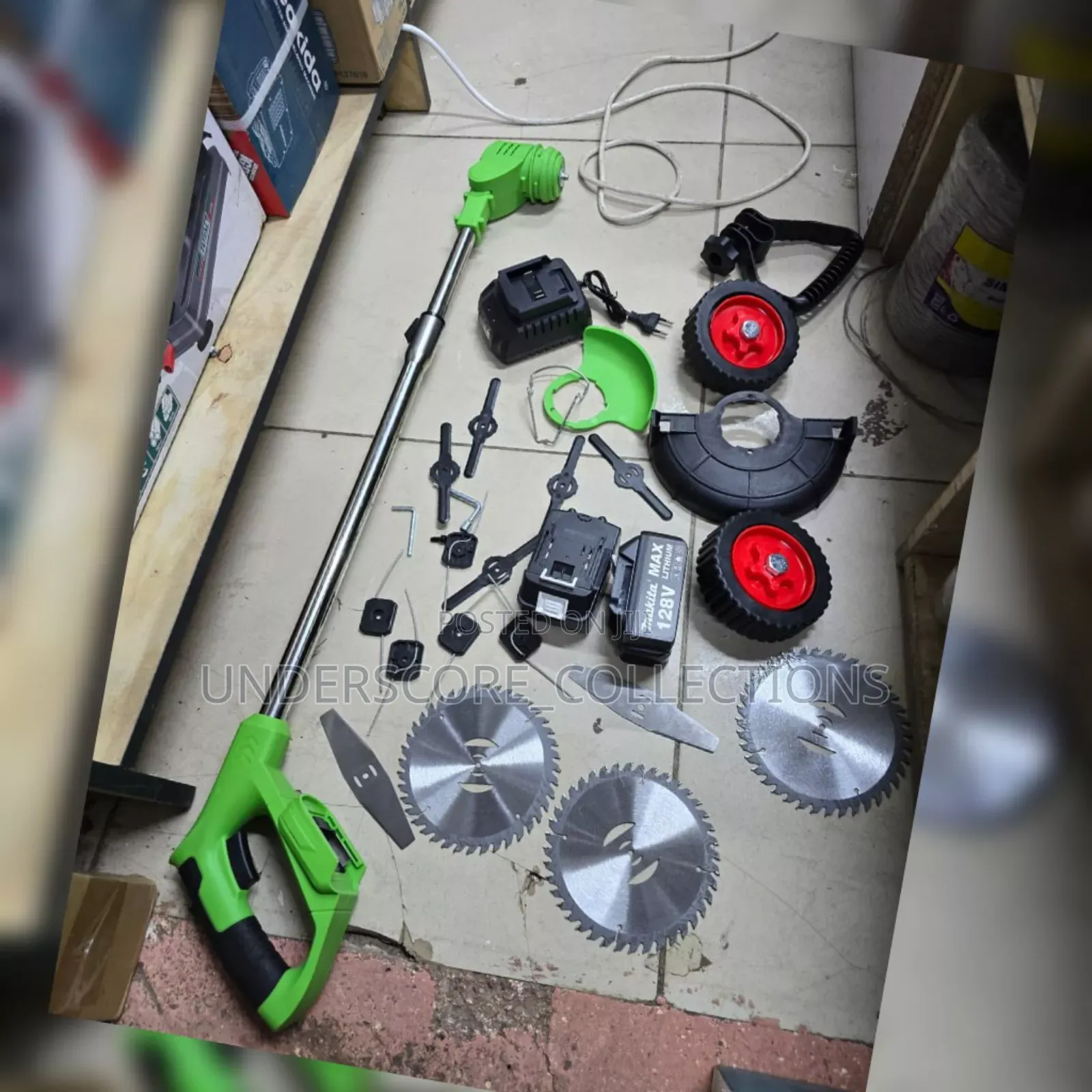 128v Cordless Brush Cutter