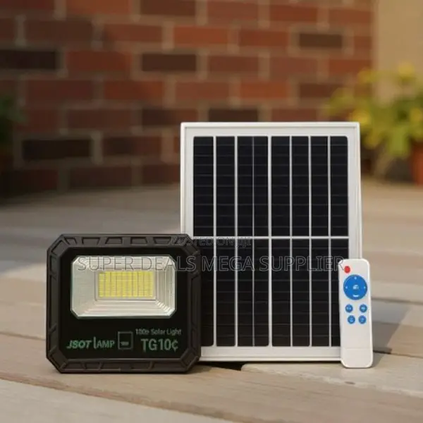 High Brightness 100w Solar Flood Light Remote Control Rustproof Design