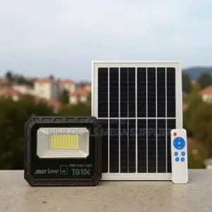 100w Solar Flood Light Light Control Remote Ip66 Waterproof Rated
