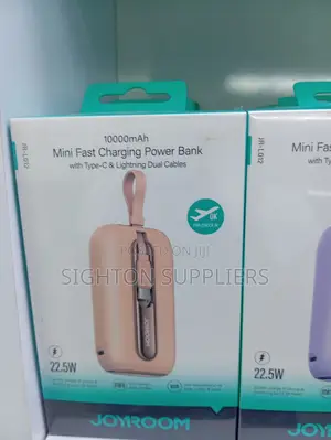 Joyroom Jr-L012 22.5w Mini Power Bank 10000mah With Dual Cables