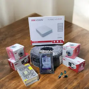 Hikvision 2mp CCTV 4 Cameras Kit With Smart Hybrid Colored Nightvision