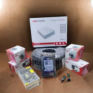 4 Cameras Full Hd DVR System With Smart Hybrid Colored Night Vision