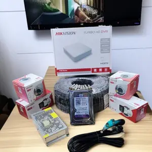 Smart Hybrid Colored Night Vision CCTV 4 Cameras With Cloud Storage