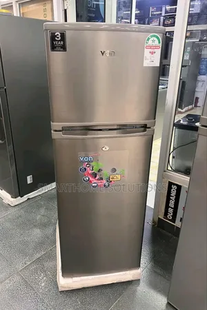 Von Vrt-181drax Double Door Fridge - 181l, Inox