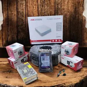 Smart Hybrid Colored Night Vision CCTV Kit With Easy Smartphone Access