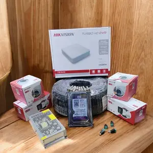 Hikvision 4 Cameras Kit 1080p Smart Hybrid Weatherproof CCTV System