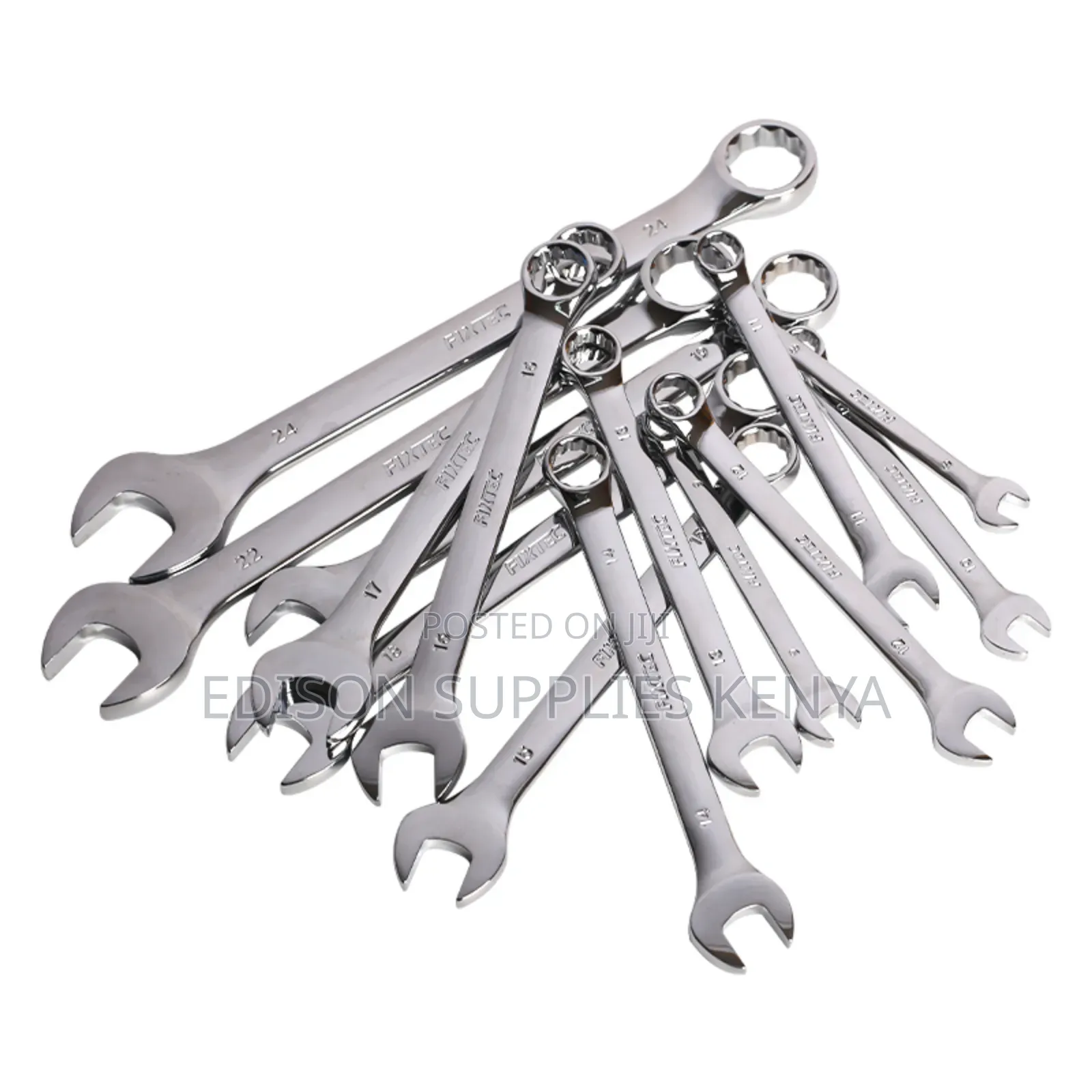 Combination Spanner Set 14pcs Fixtec Combination Spanners Wrench Set