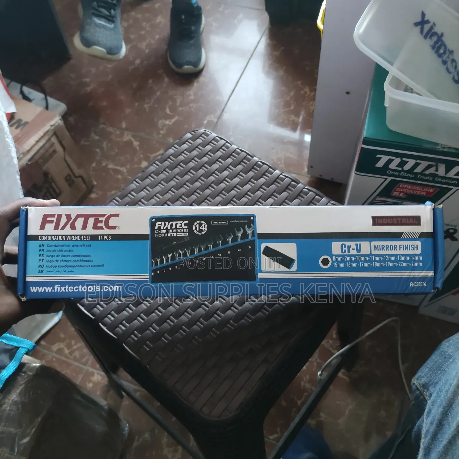 Combination Spanner Set 14pcs Fixtec Combination Spanners Wrench Set