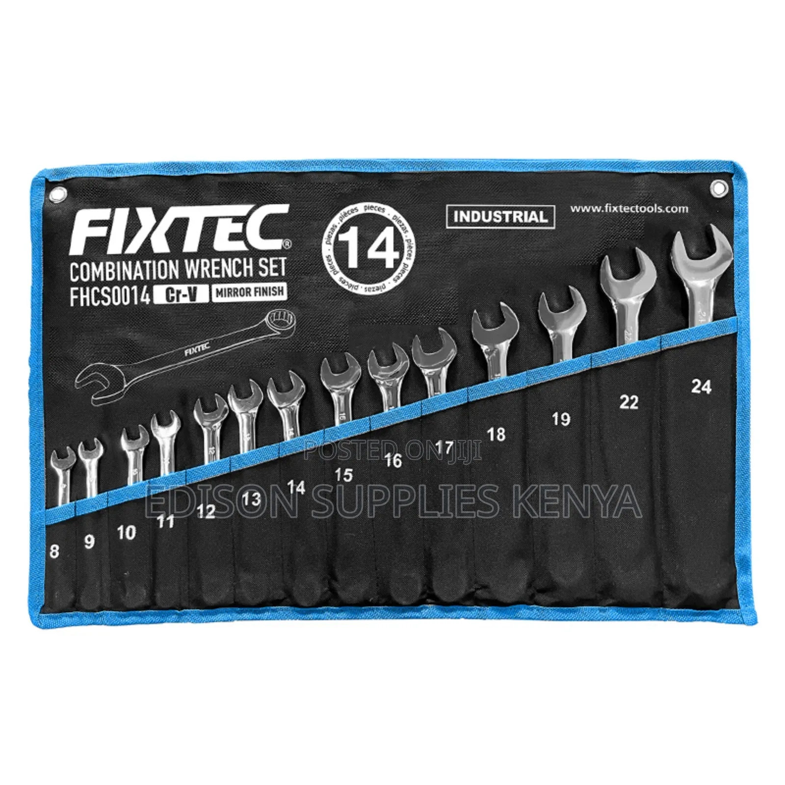 Combination Spanner Set 14pcs Fixtec Combination Spanners Wrench Set