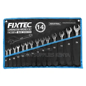 Combination Spanner Set 14pcs Fixtec Combination Spanners Wrench Set