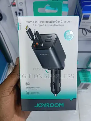 Joyroom Jr-Ccl05 Retractable Car Charger 4 in 1