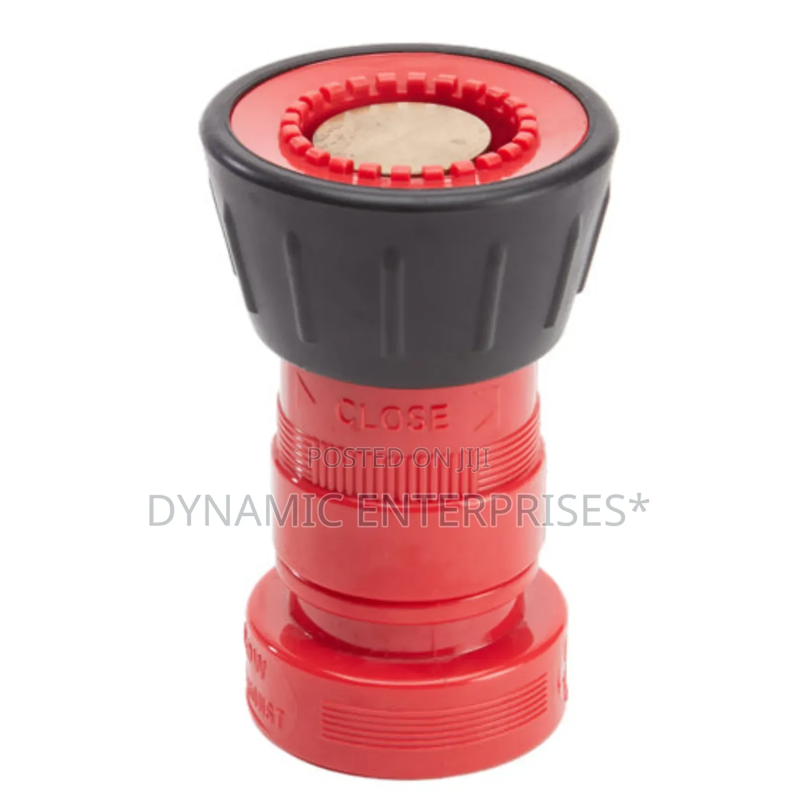 Red Thermoplastic Fire Hose Nozzle