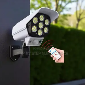Exterior Dummy CCTV Camera Solar Motion Sensor Light Waterproof