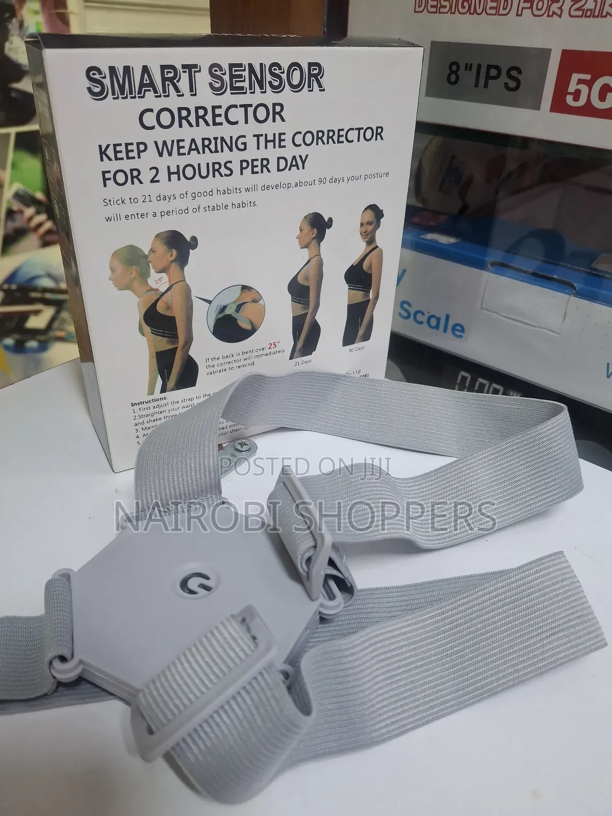 Back Posture Corrector With a Magnetic Massager