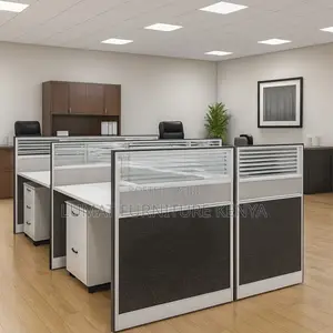 4-Person Team Workstation