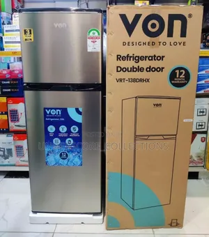 138litres Double Door Fridge