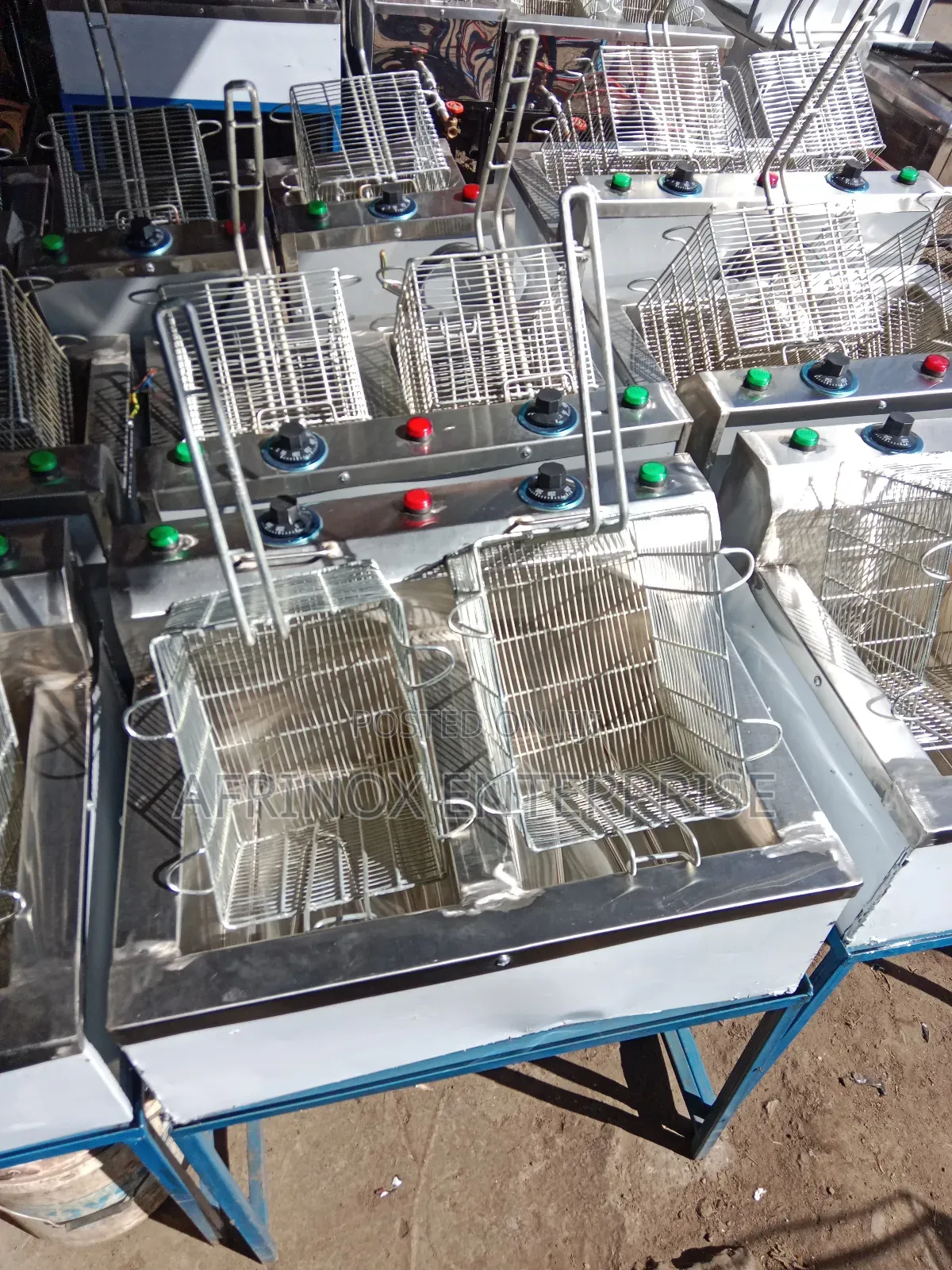 Electric Chips Fryer. With a Stand