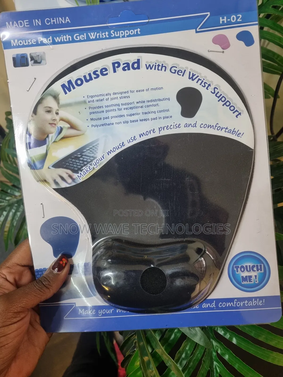 Mousepad With Gel Wrist Support