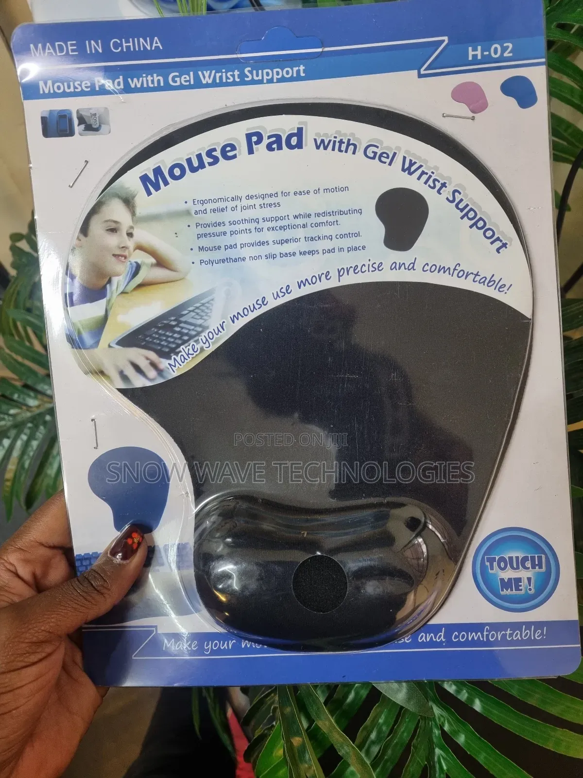 Mousepad With Gel Wrist Support