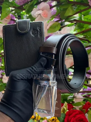 Men's Leather Belt X Wallet Combo