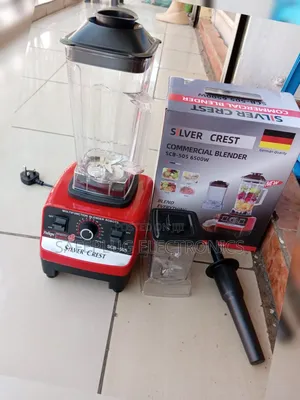 Silver Crest 6500w Blender/Grinder | Stainless Steel Jars |