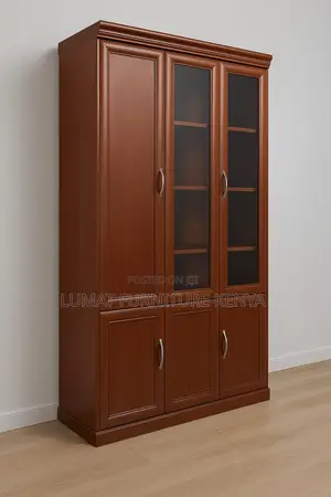 Wooden Office 3-Door Storage Cabinet