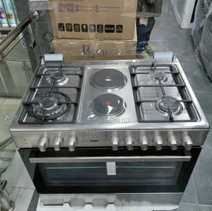 Von Cooker 90by60 4+2 Standing Cooker Full Oven (Vcf964271fsx)