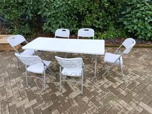 6-Seater Foldable Dining Set
