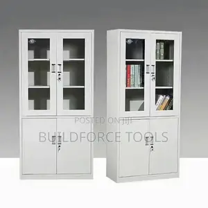 Filing Cabinet With Upper Glass Door