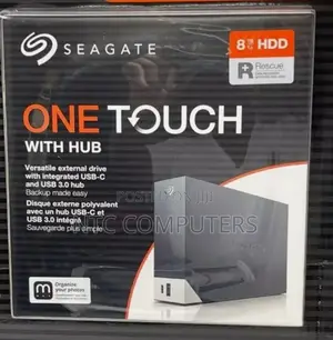 Seagate One Touch 8 Tb Hub Desktop External Hard Drive Hd Usb-C