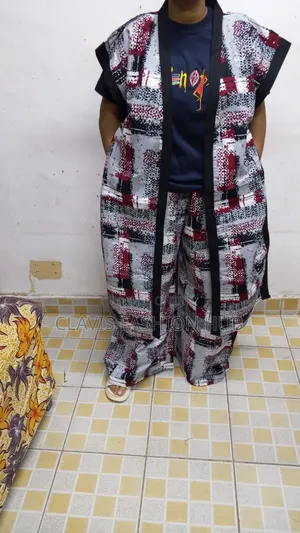 Kitenge Kimono+ Palazzo Trousers Free Size
