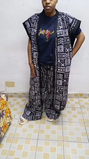 Ankara Kimono and Palazzo Pants Ready Made