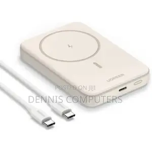 Ugreen 10000mah Magnetic Wireless Power Bank Beige - Pb561