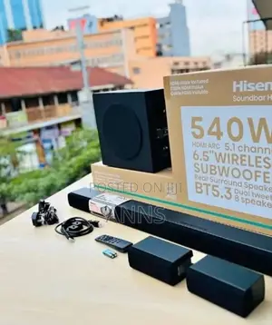 Hisense Wireless Soundbar -540 Watts 6.5