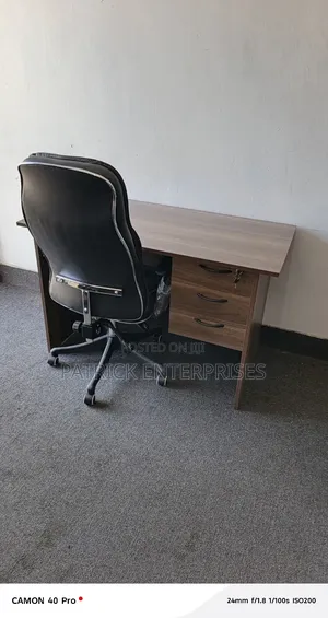 1.2 Mtrs American Office Desk+ C35 Executive Office Chair